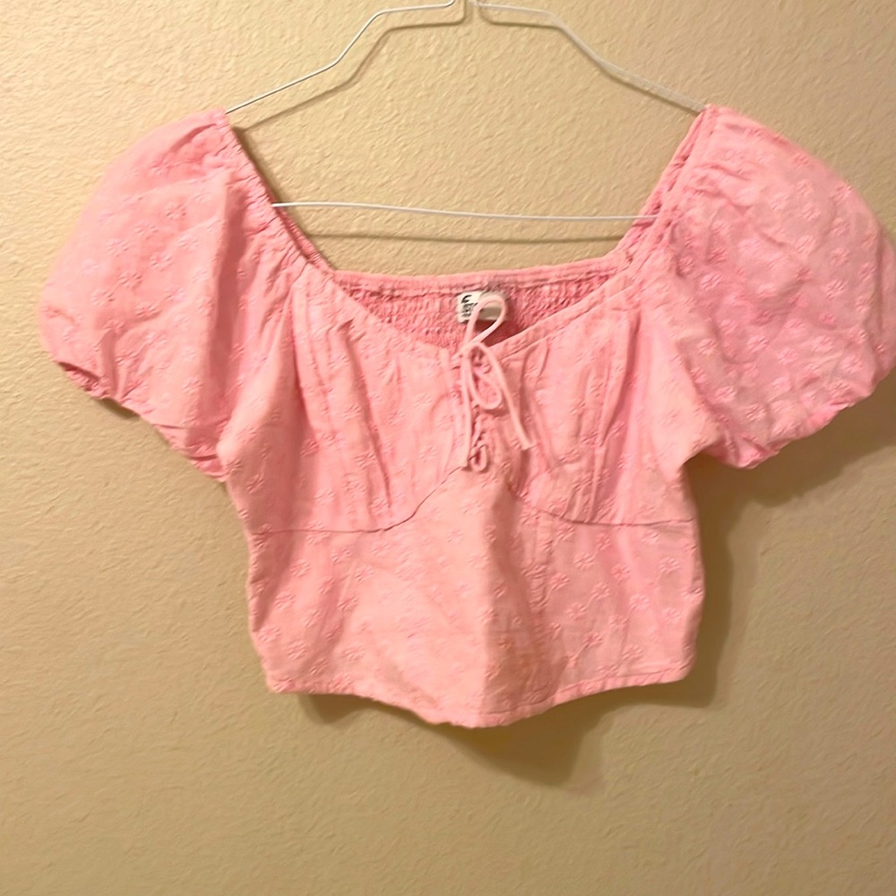 Pink skirt and top barely worn